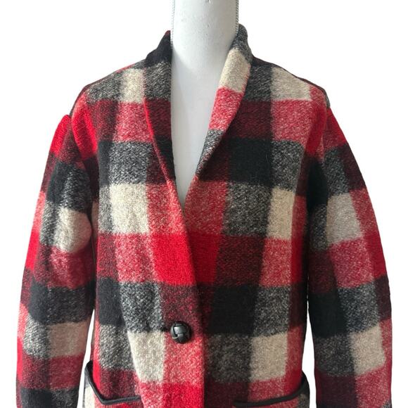 Wilfred Free Off-Duty Plaid Neelam Jacket Size S - Picture 3 of 14